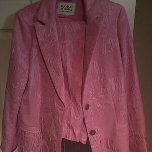 Scotch & Soda Women's Floral Pink Suit